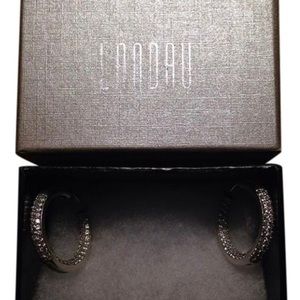 Pave diamondess earring by landau